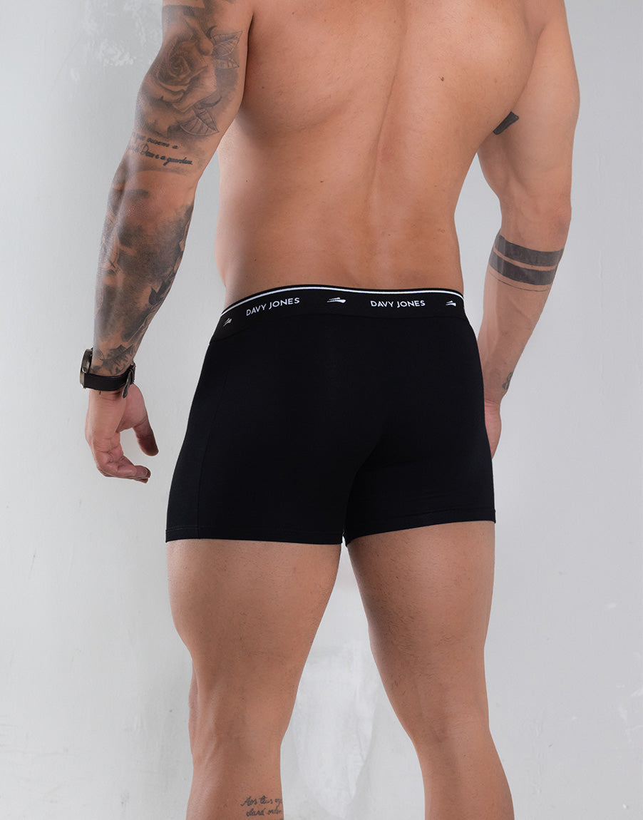 Kit Cueca Box Masculina Narcocel – Cor Preta