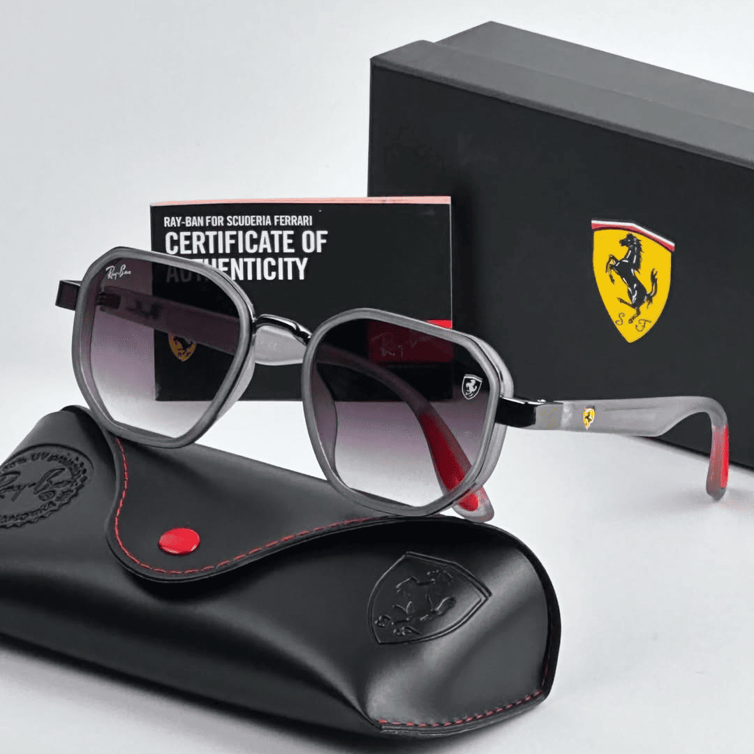 Óculos De Sol Ray-Ban Ferrari COM 1 ANO DE GARANTIA - PROMOÇÃO DIA DOS PAIS - APENAS 40 UNIDADES DISPONÍVEIS