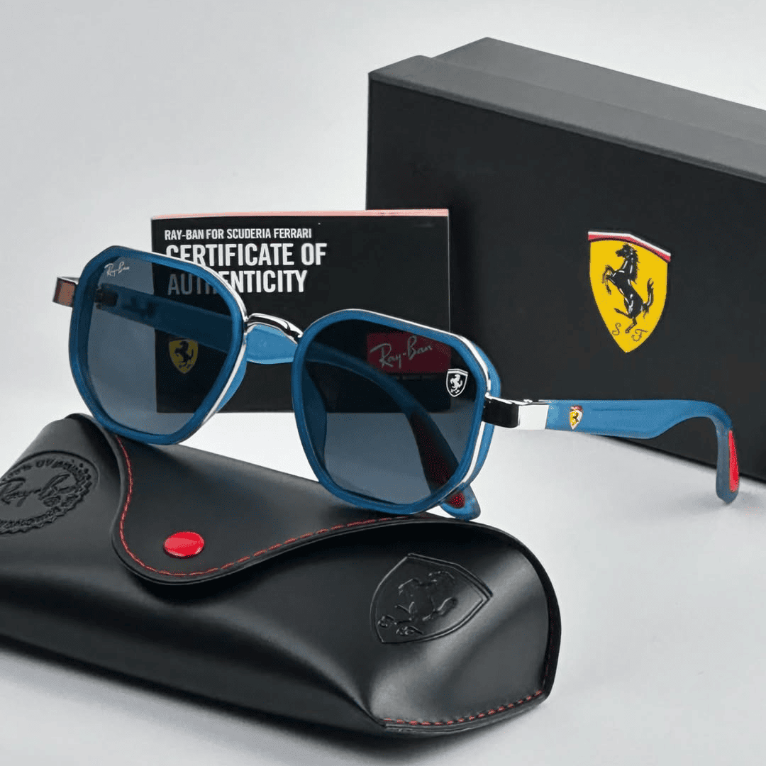 Óculos De Sol Ray-Ban Ferrari COM 1 ANO DE GARANTIA - PROMOÇÃO DIA DOS PAIS - APENAS 40 UNIDADES DISPONÍVEIS