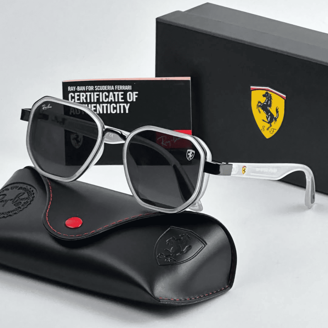 Óculos De Sol Ray-Ban Ferrari COM 1 ANO DE GARANTIA - PROMOÇÃO DIA DOS PAIS - APENAS 40 UNIDADES DISPONÍVEIS