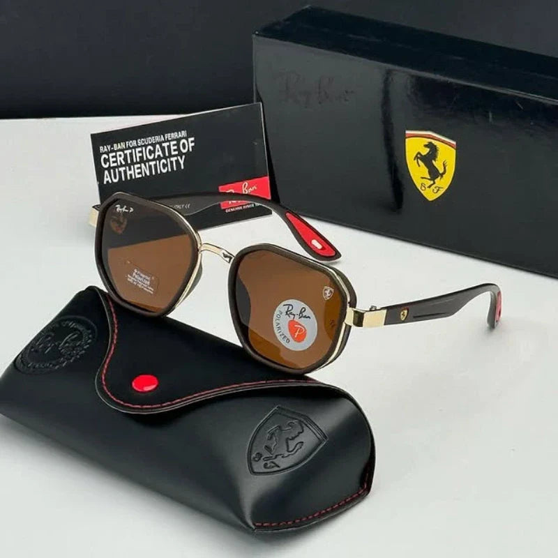Óculos De Sol Ray-Ban Ferrari COM 1 ANO DE GARANTIA - PROMOÇÃO DIA DOS PAIS - APENAS 40 UNIDADES DISPONÍVEIS