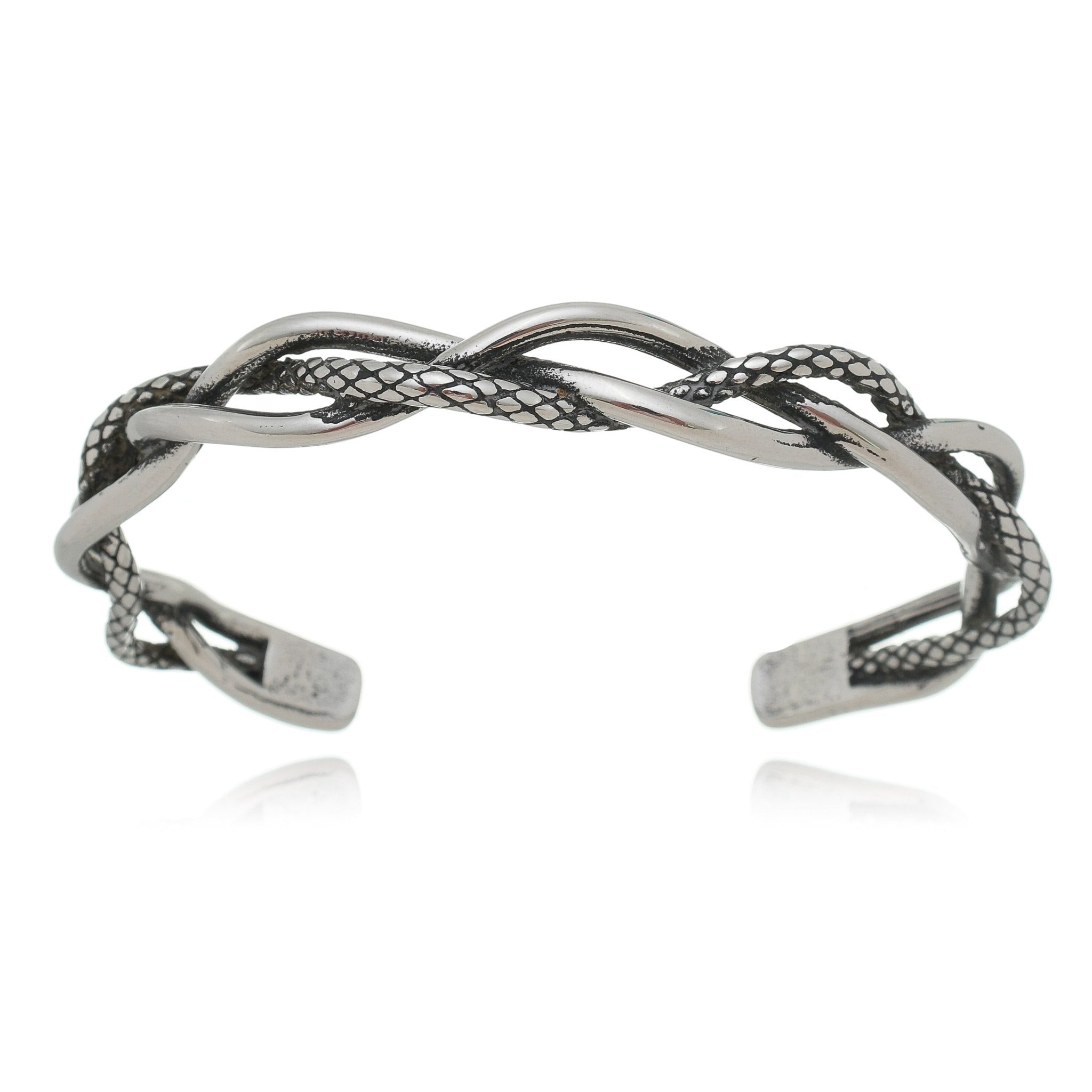 Pulseira Masculina de Aço Vintage 08588