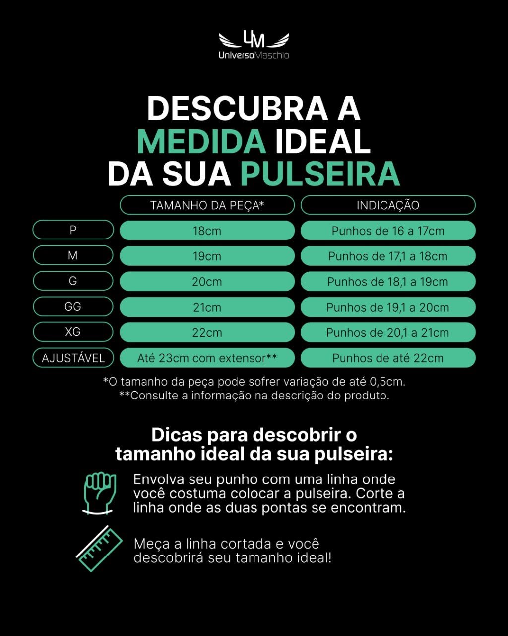 Pulseira Masculina Salmo 91
